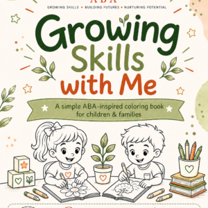 Growing Skills with Me — ABA-Inspired Activity & Coloring Book