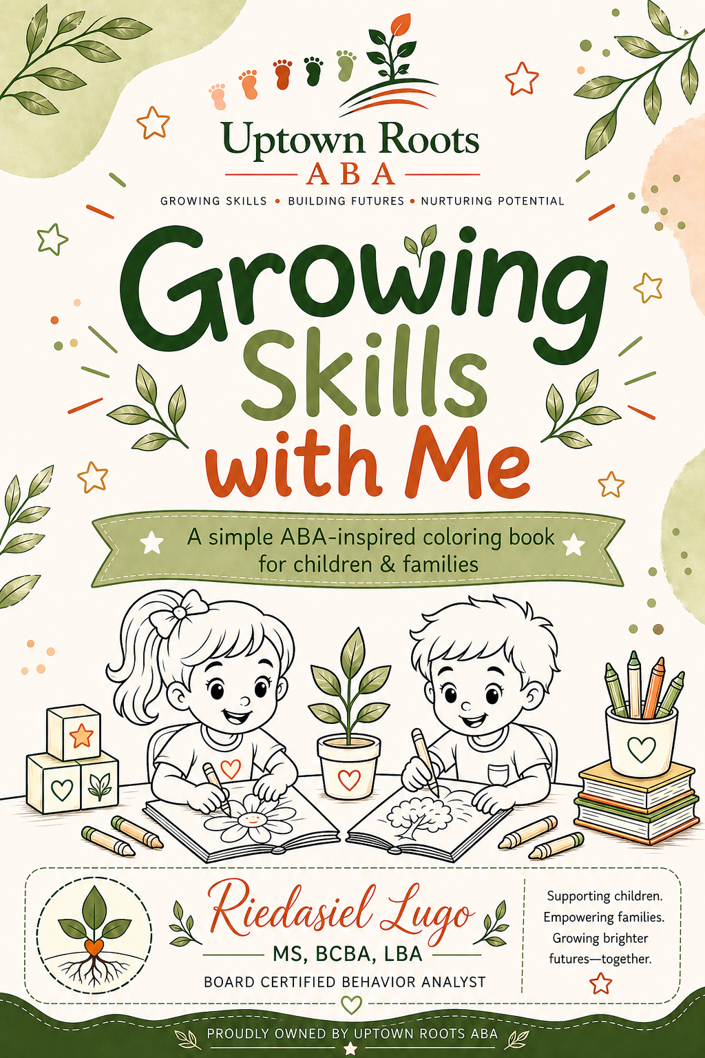Growing Skills with Me — ABA-Inspired Activity & Coloring Book
